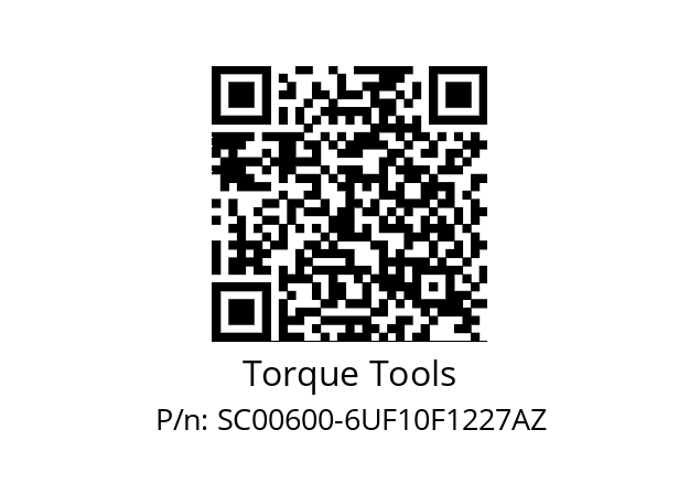   Torque Tools SC00600-6UF10F1227AZ