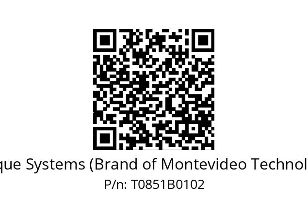   Torque Systems (Brand of Montevideo Technology) T0851B0102