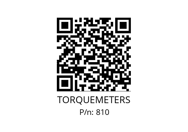   TORQUEMETERS 810