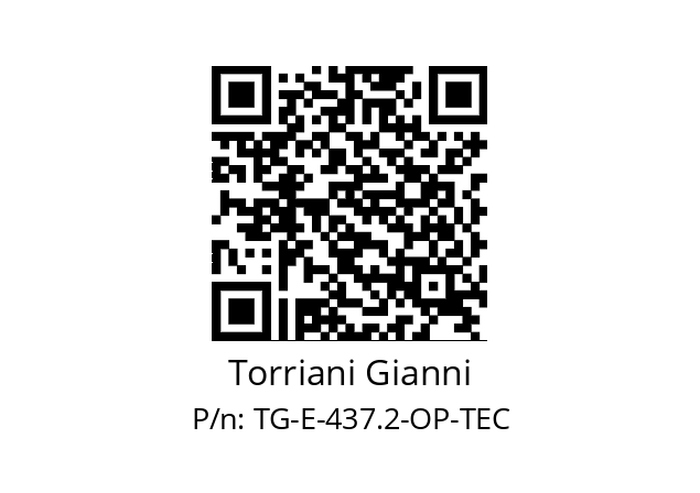   Torriani Gianni TG-E-437.2-OP-TEC