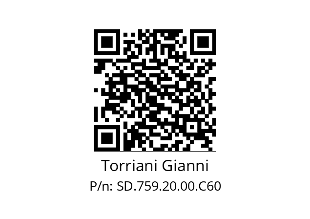   Torriani Gianni SD.759.20.00.C60