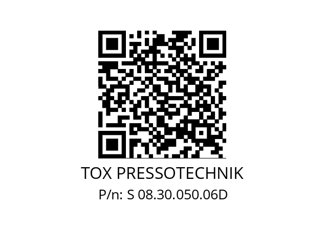   TOX PRESSOTECHNIK S 08.30.050.06D