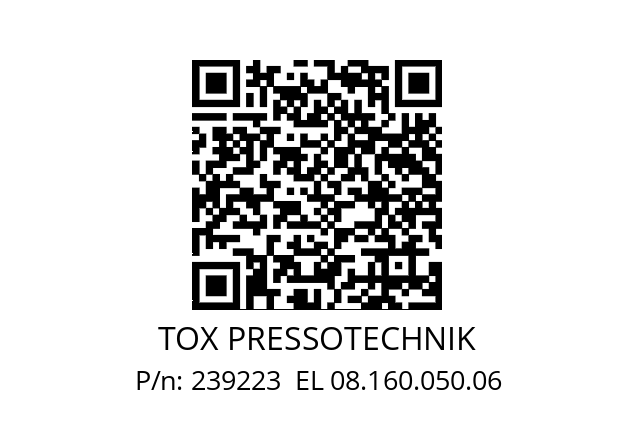   TOX PRESSOTECHNIK 239223  EL 08.160.050.06