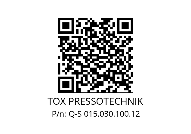   TOX PRESSOTECHNIK Q-S 015.030.100.12