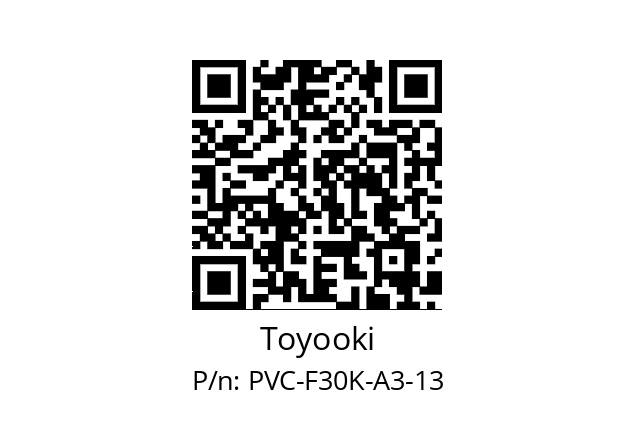   Toyooki PVC-F30K-A3-13