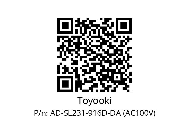   Toyooki AD-SL231-916D-DA (AC100V)