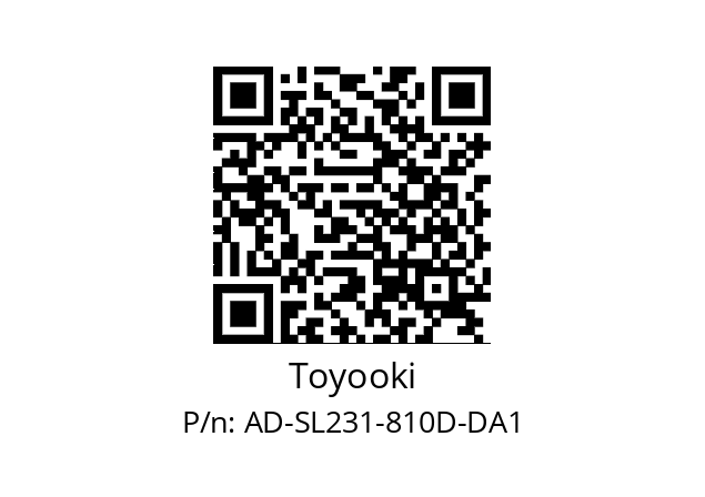   Toyooki AD-SL231-810D-DA1