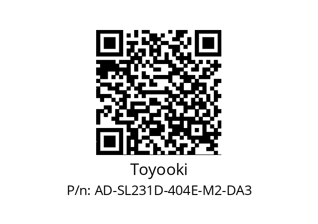   Toyooki AD-SL231D-404E-M2-DA3