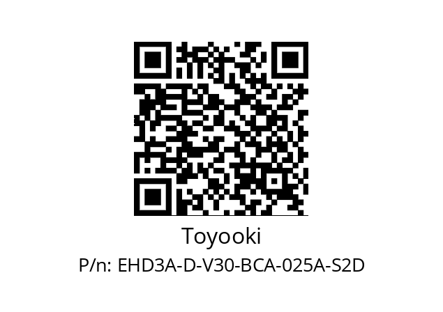   Toyooki EHD3A-D-V30-BCA-025A-S2D