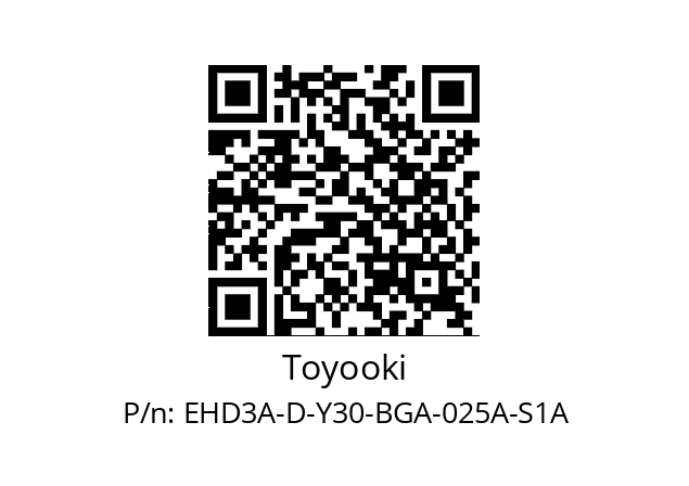   Toyooki EHD3A-D-Y30-BGA-025A-S1A