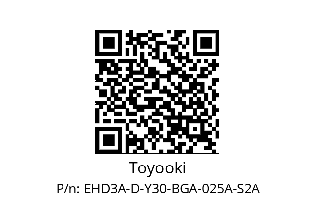   Toyooki EHD3A-D-Y30-BGA-025A-S2A