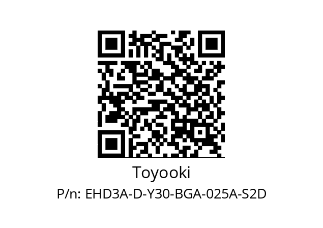   Toyooki EHD3A-D-Y30-BGA-025A-S2D