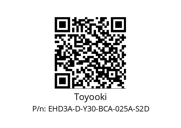   Toyooki EHD3A-D-Y30-BCA-025A-S2D