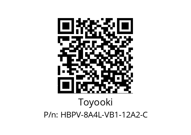   Toyooki HBPV-8A4L-VB1-12A2-C