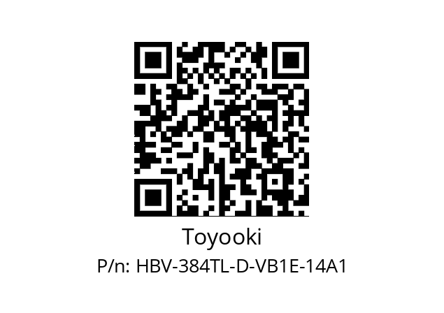   Toyooki HBV-384TL-D-VB1E-14A1