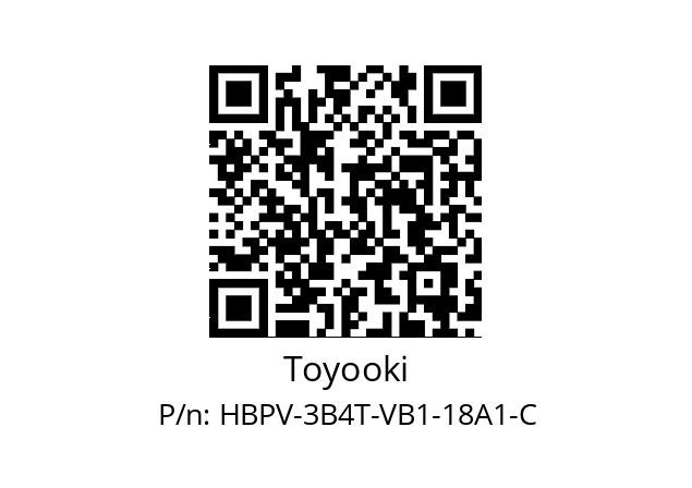   Toyooki HBPV-3B4T-VB1-18A1-C