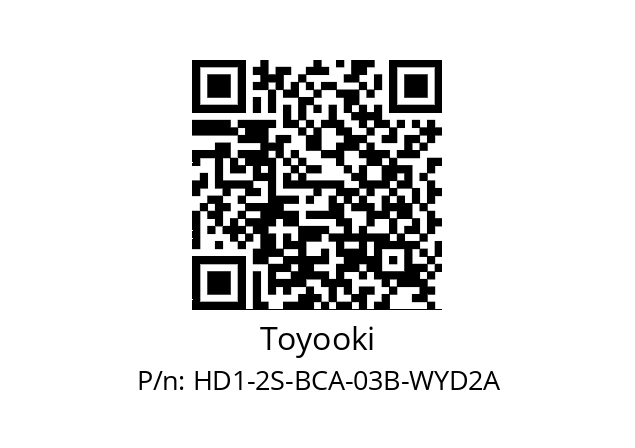   Toyooki HD1-2S-BCA-03B-WYD2A