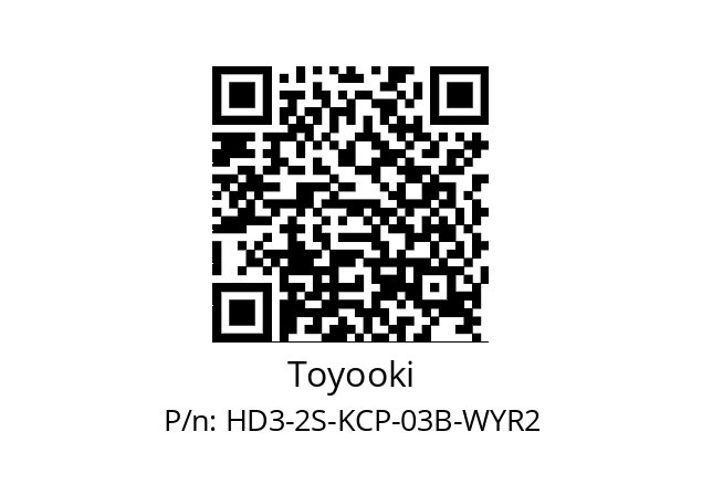   Toyooki HD3-2S-KCP-03B-WYR2