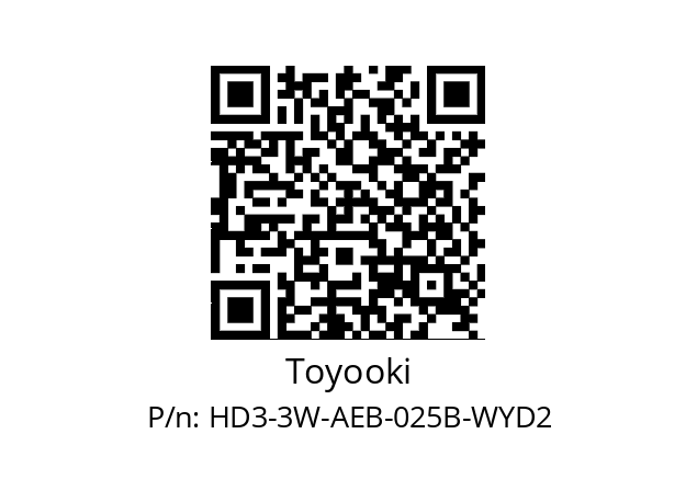   Toyooki HD3-3W-AEB-025B-WYD2