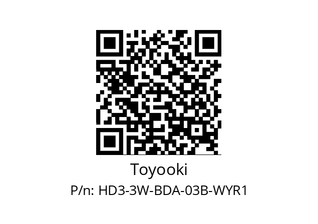   Toyooki HD3-3W-BDA-03B-WYR1