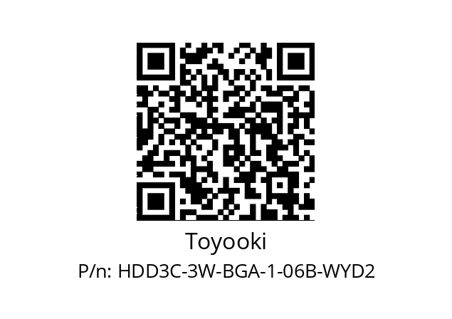   Toyooki HDD3C-3W-BGA-1-06B-WYD2