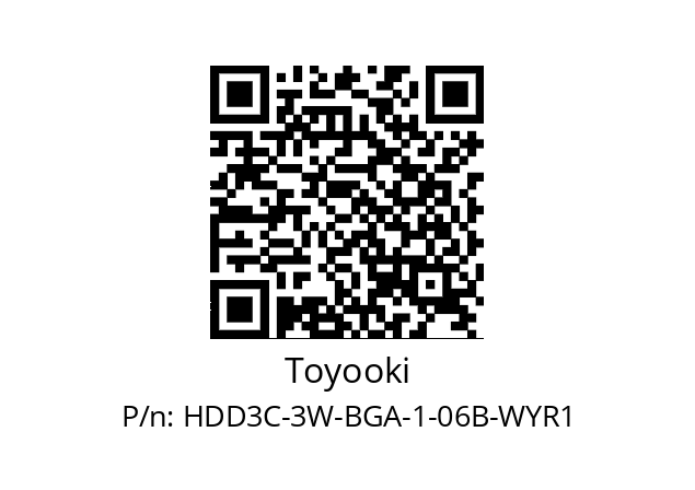   Toyooki HDD3C-3W-BGA-1-06B-WYR1