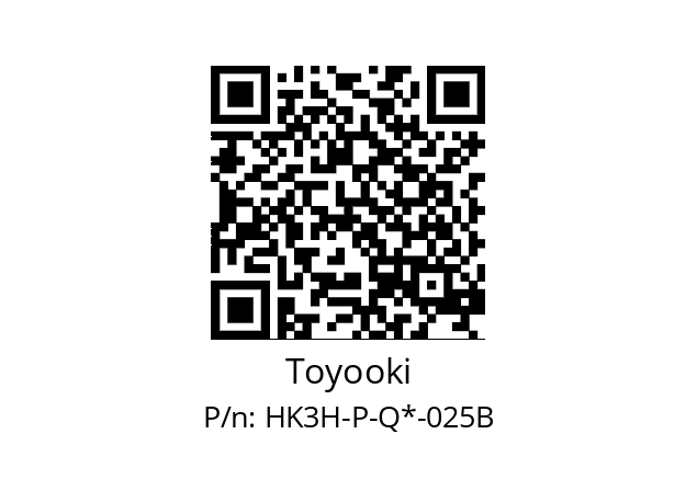   Toyooki HK3H-P-Q*-025B