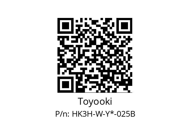   Toyooki HK3H-W-Y*-025B