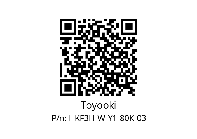   Toyooki HKF3H-W-Y1-80K-03