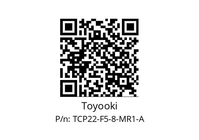   Toyooki TCP22-F5-8-MR1-A