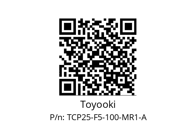   Toyooki TCP25-F5-100-MR1-A