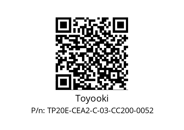   Toyooki TP20E-CEA2-C-03-CC200-0052