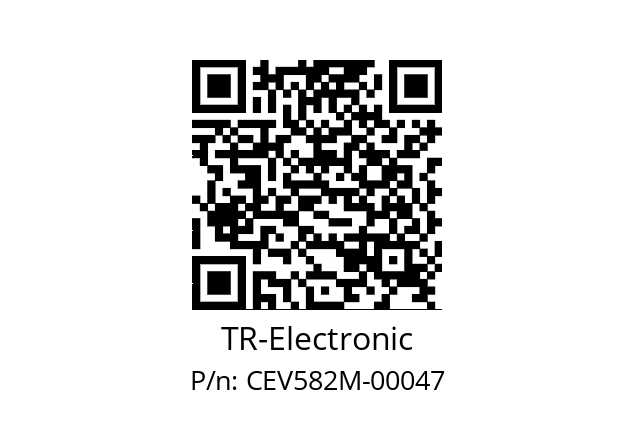   TR-Electronic CEV582M-00047