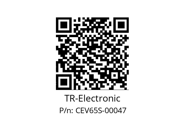   TR-Electronic CEV65S-00047