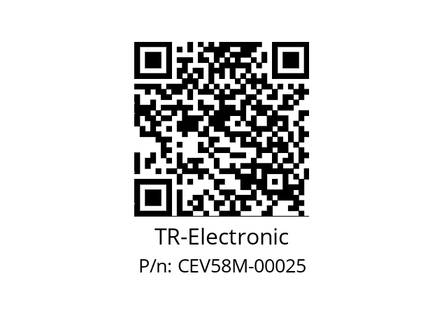   TR-Electronic CEV58M-00025