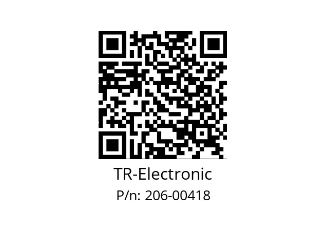   TR-Electronic 206-00418