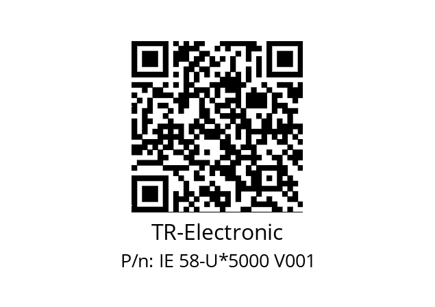   TR-Electronic IE 58-U*5000 V001