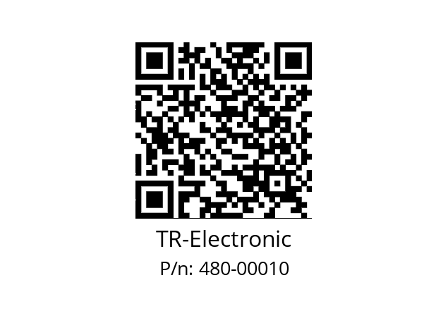   TR-Electronic 480-00010