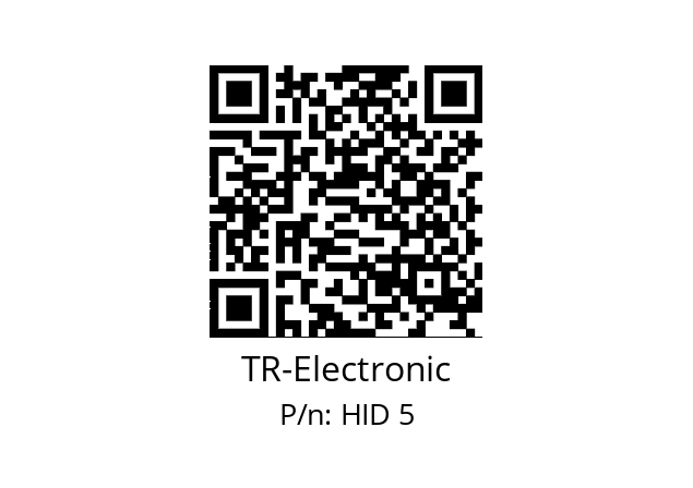   TR-Electronic HID 5