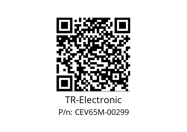   TR-Electronic CEV65M-00299