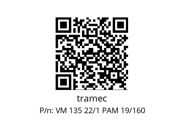   tramec VM 135 22/1 PAM 19/160