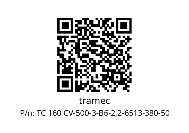   tramec ТС 160 СV-500-3-В6-2,2-6513-380-50