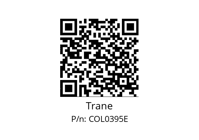   Trane COL0395E