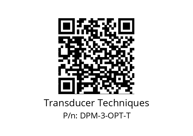   Transducer Techniques DPM-3-OPT-T