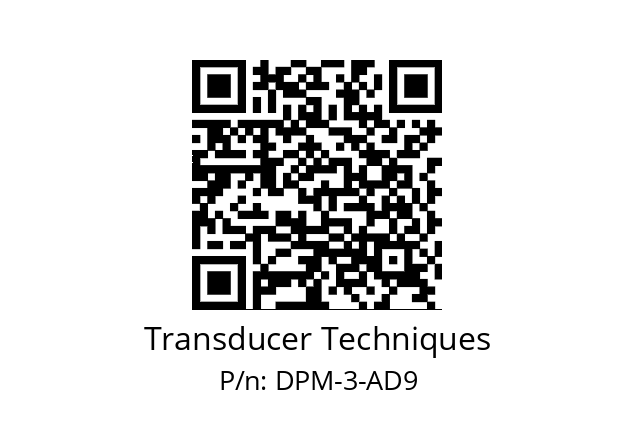   Transducer Techniques DPM-3-AD9