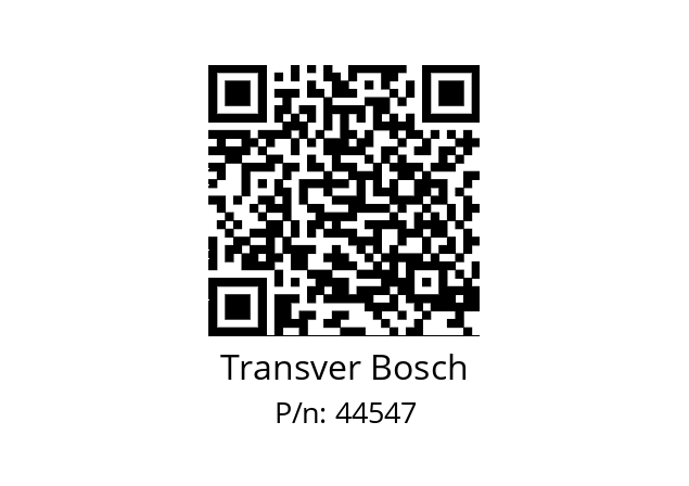   Transver Bosch 44547