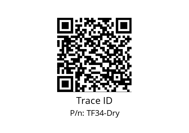   Trace ID ТF34-Dry