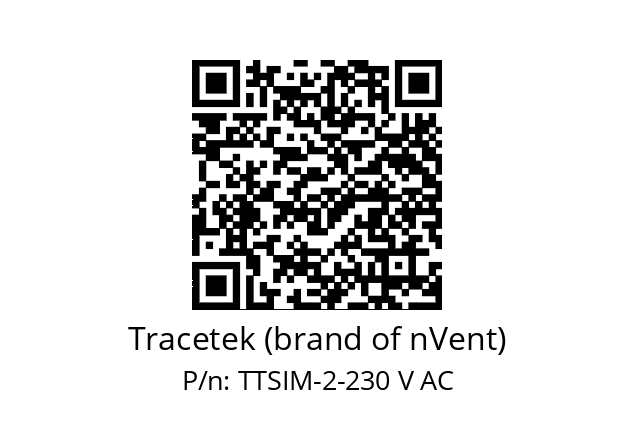   Tracetek (brand of nVent) TTSIM-2-230 V AC