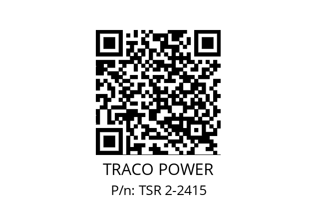   TRACO POWER TSR 2-2415