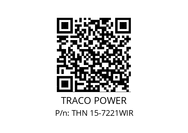   TRACO POWER THN 15-7221WIR